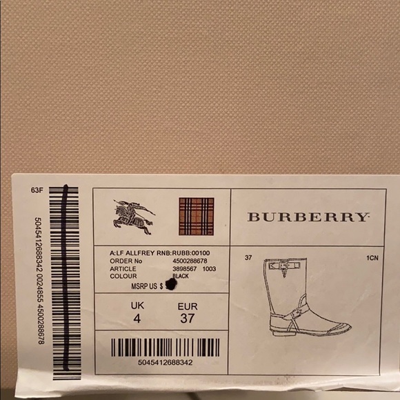 Brand New- Burberry Winter Boots - Picture 8 of 8